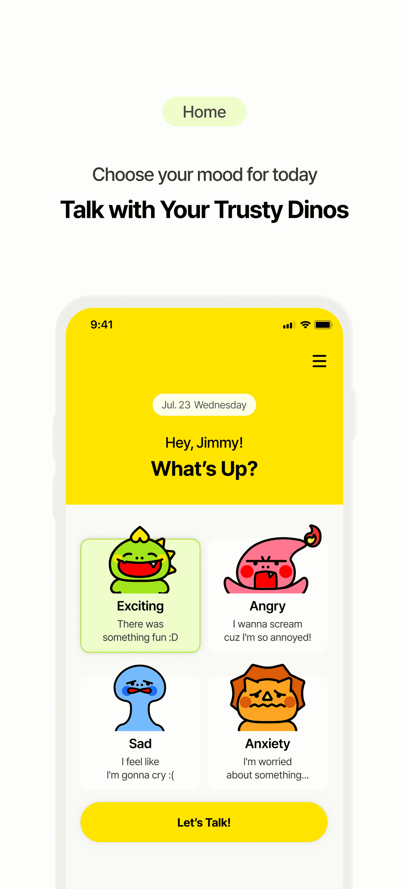 Emotional Chat Screen